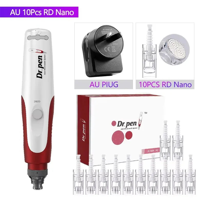 Derma Pen Ultima N2 Professional Micro Skin Pen Wireless Electric Skin Repair Tool Kit 0.25mm Needle Skin Care Device