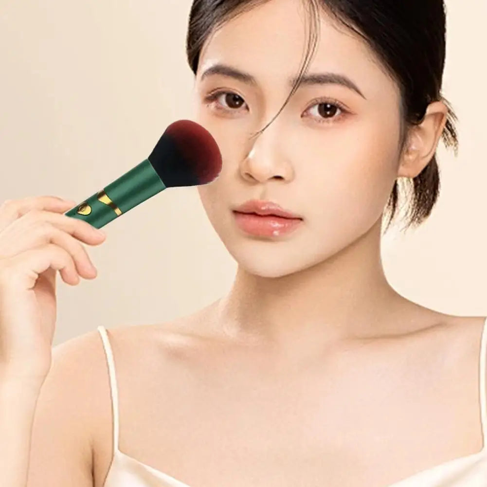 10 Gear Vibration Makeup Brush,Electric Makeup Brush USB Rechargeable Cosmetic Brush For Liquid Powder Blusher Concealer