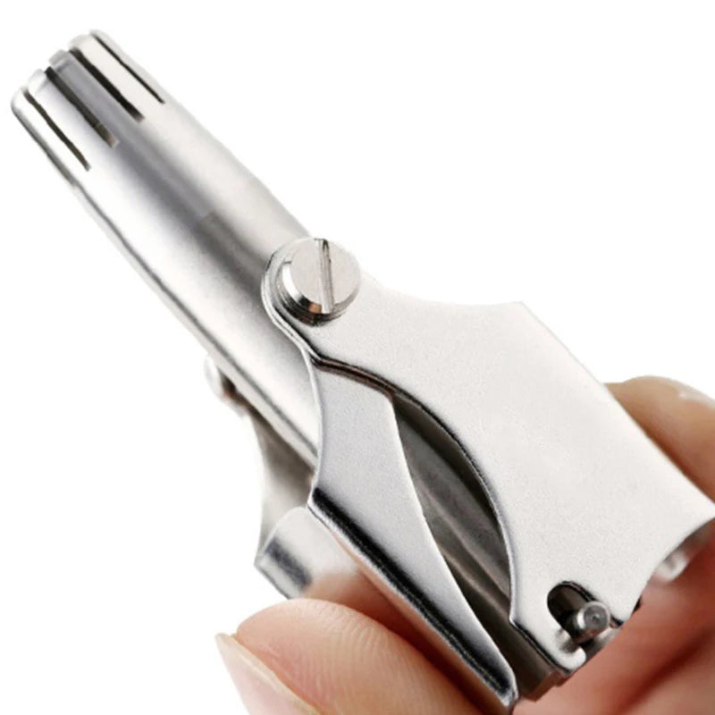 Nose Trimmer for Men Stainless Steel Manual Trimmer for Nose Vibrissa Razor Shaver Washable Portable Ear Hair Women Hot