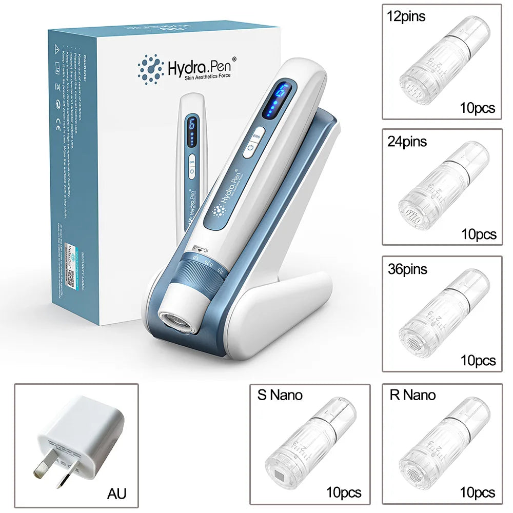 Original Dr. Pen Hydra pen H5 With 52 pcs Needle cartridge gifts EMS Microneedling Pen Needle length 0.25 mm