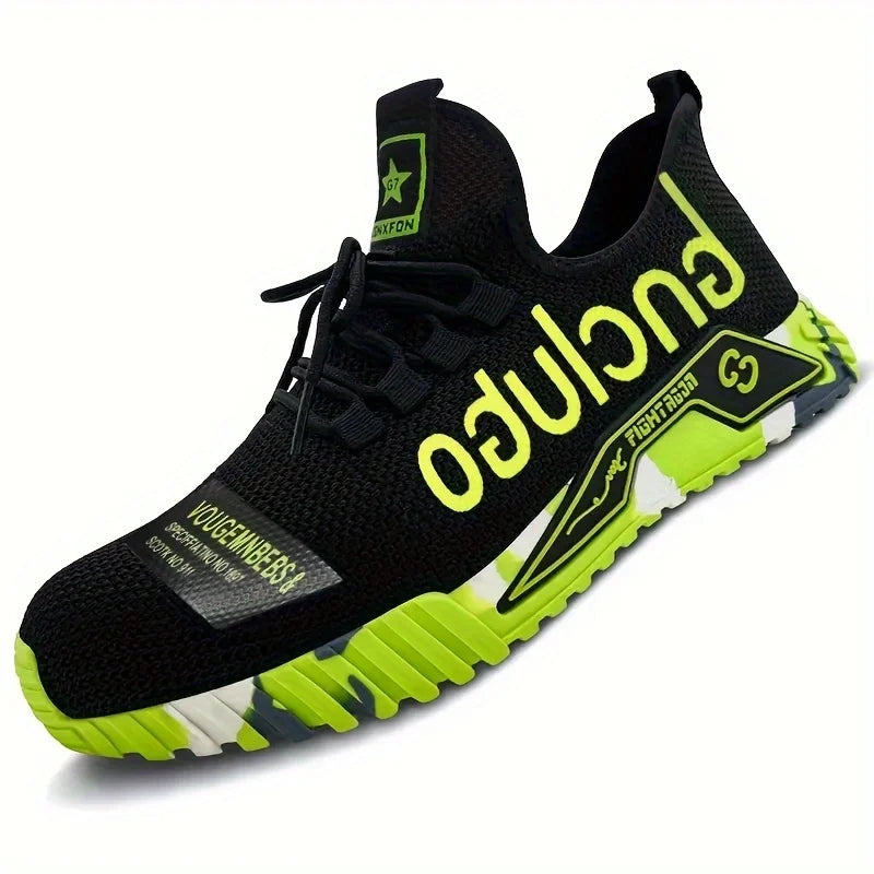 Fashion Safety Shoes With Steel Toe Cap Work Sneakers Men Women Work Shoes Puncture-Proof Work Safety Boots Safety Footwear 2024