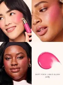 Rare Beauty Soft Pinch Liquid Blush Silky And Glides On Smoothly Long Lasting Plump Makeup Hope Love Virtue Happy Wonder Worth