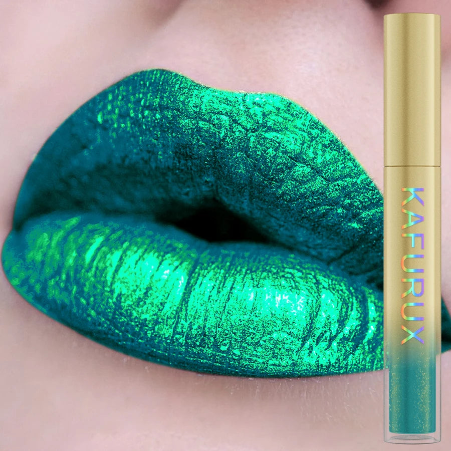 14 Colors Sparkling Shine Lip Glaze Glitter Metallic Long Lasting Lip Gloss Waterproof Liquid Lipstick Makeup Lip Oil Gifts