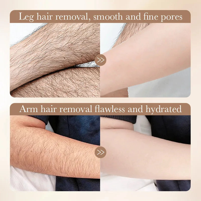 Permanent Hair Removal Cream Hair Growth Inhibitor Face Arm Armpit Leg Intimate Areas Painless Depilatory For Men Women Care