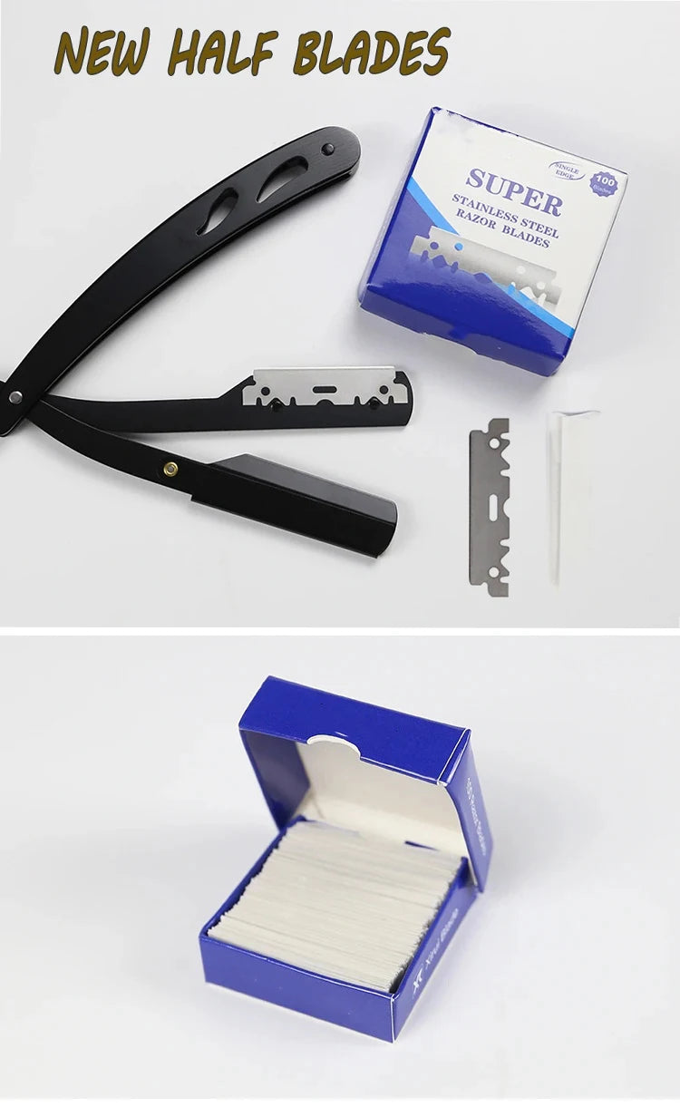 30/50/100/200pcs Single-sided Razor Blades Men's Safety Shave Shaving Manual Razor Blade Men Shaver Barber Blade Tool