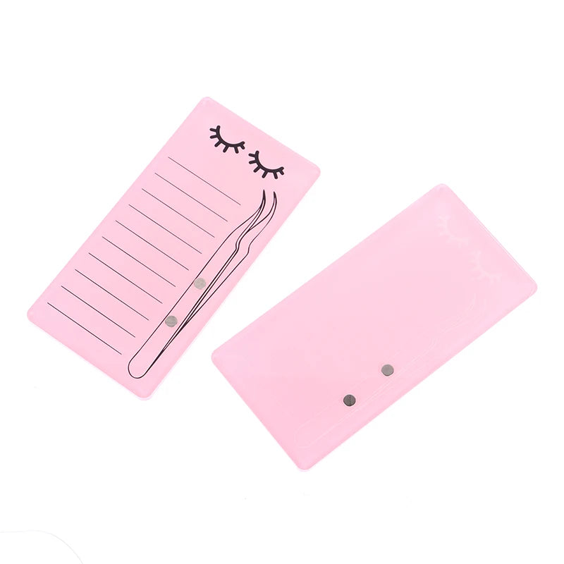 1pc Acrylic Novel Lashes Palette Holder Eyelash Display Board With Magnetic Design For Lash Tweezers Storage Makeup Tools
