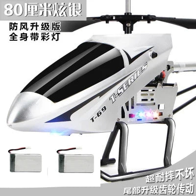 New RC Helicopter Drop-resistant Aircraft Charging With LED Lamps Helicopters Model UAV Kids Toy Gift For Kid