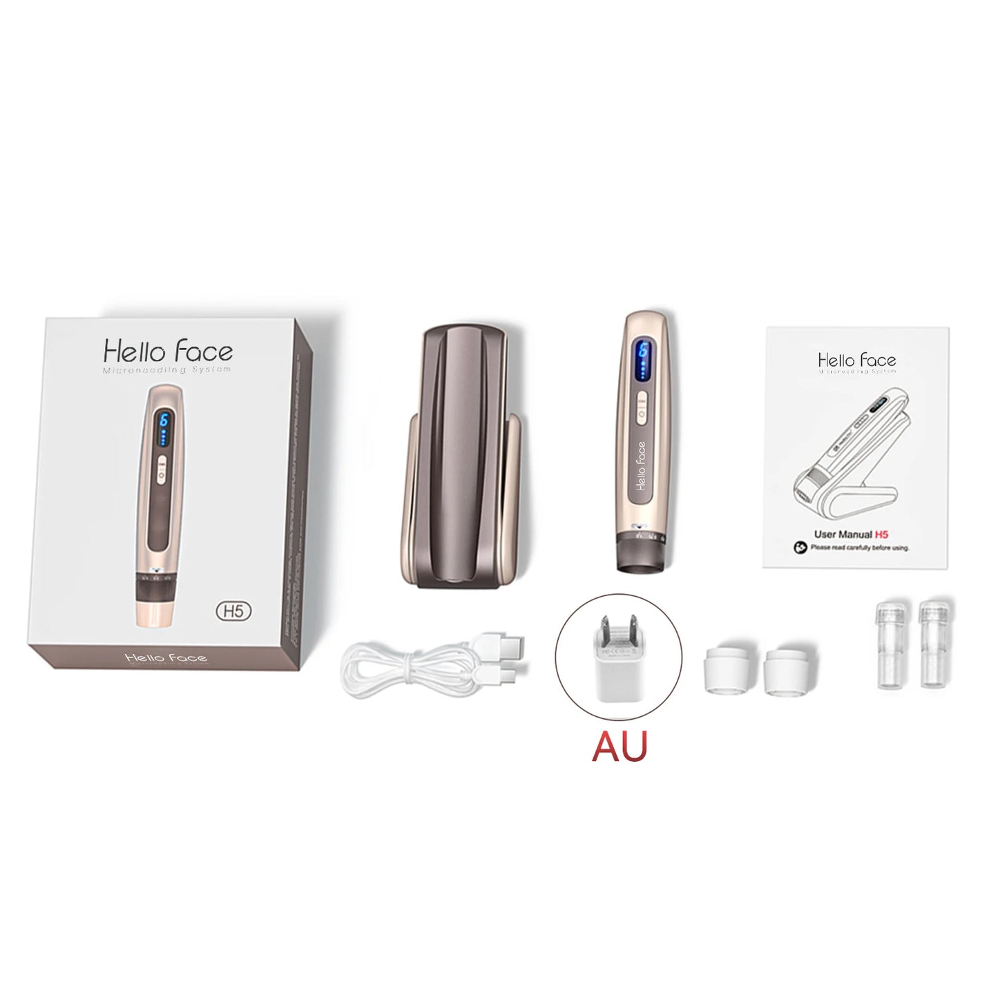 Original Hello Face H5 Dr. Pen EMS Microneedling Pen needle length 0.25 mm