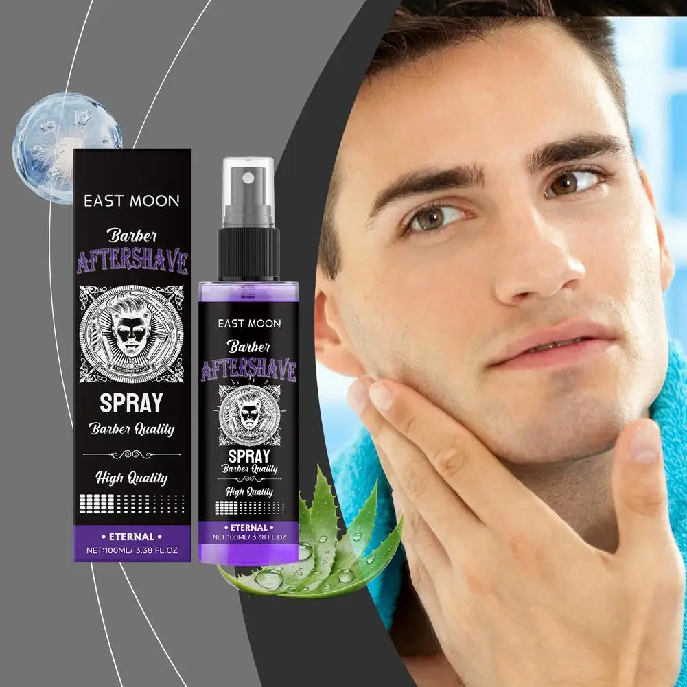 Deep Moisturizing Aftershave Spray 100ml Efficient Hydration Repair Soothe Beard Reduce Redness Swelling Non Greasy Soft