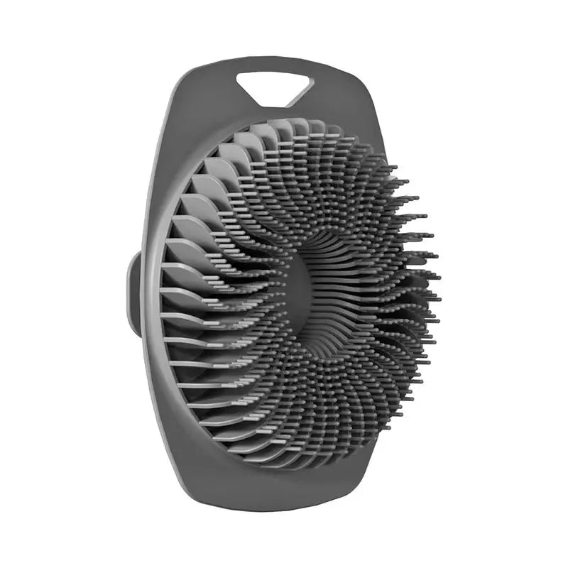 1/5pc Soft Silicone Exfoliating Brush Cleanser Manual Body Cleansing Body Care Scrubber Shower Gentle Massage Bath Brush For Men
