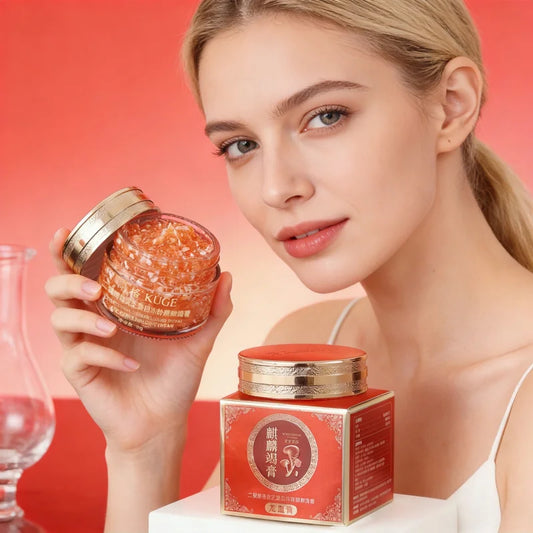 1Pc/2Pcs Dragon Blood Cream, Containing Black Lingzhi Essence, Refines the Skin, Has a Clear and Silky Texture, Moisturizes the Skin, Provides Delicate Care, and Makes the Skin Look Younger.
