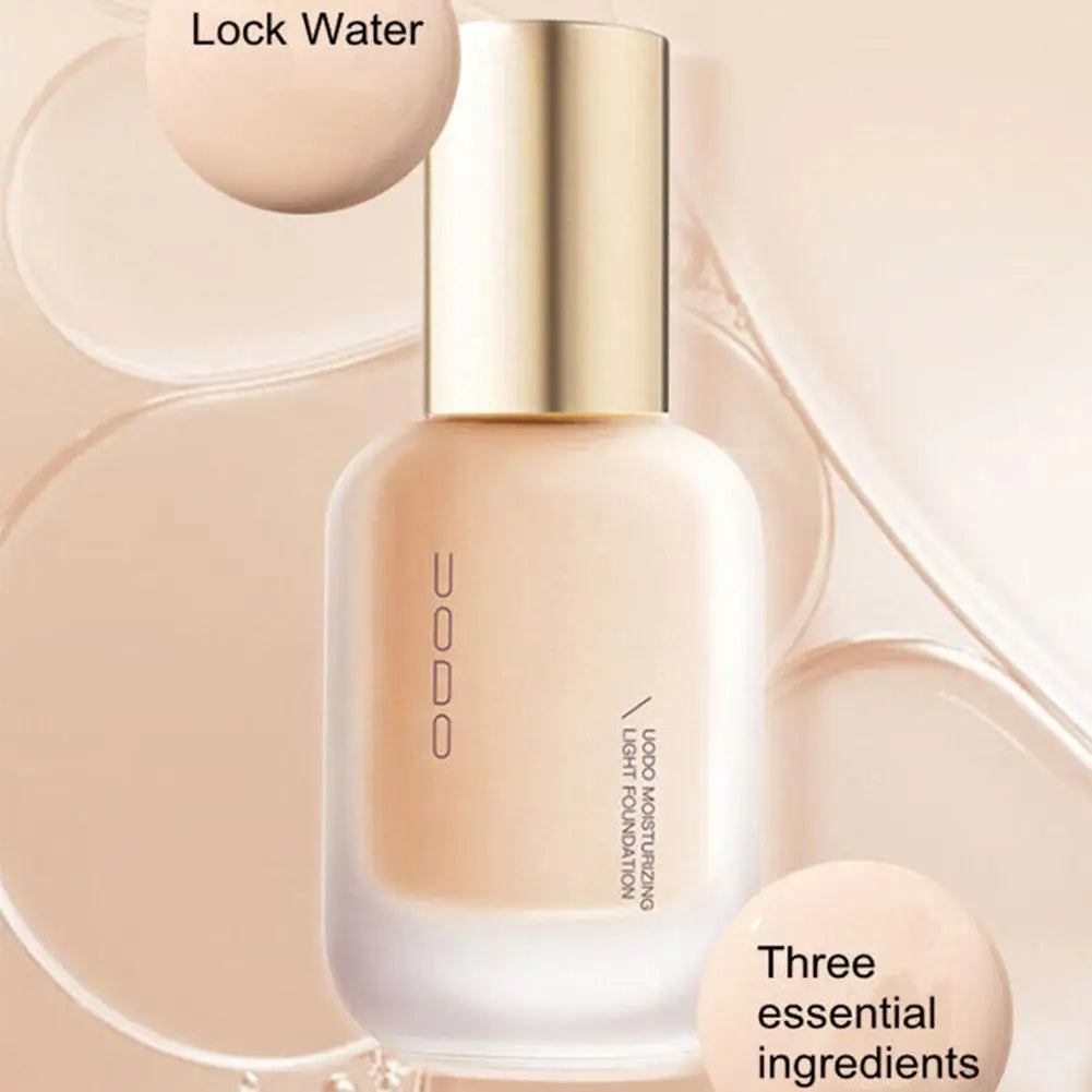 UODO Liquid Foundation Concealer Long-lasting BB Cream Waterproof Pore-minimizing Lasting Bright Dry To Oily Skin Care 30ml