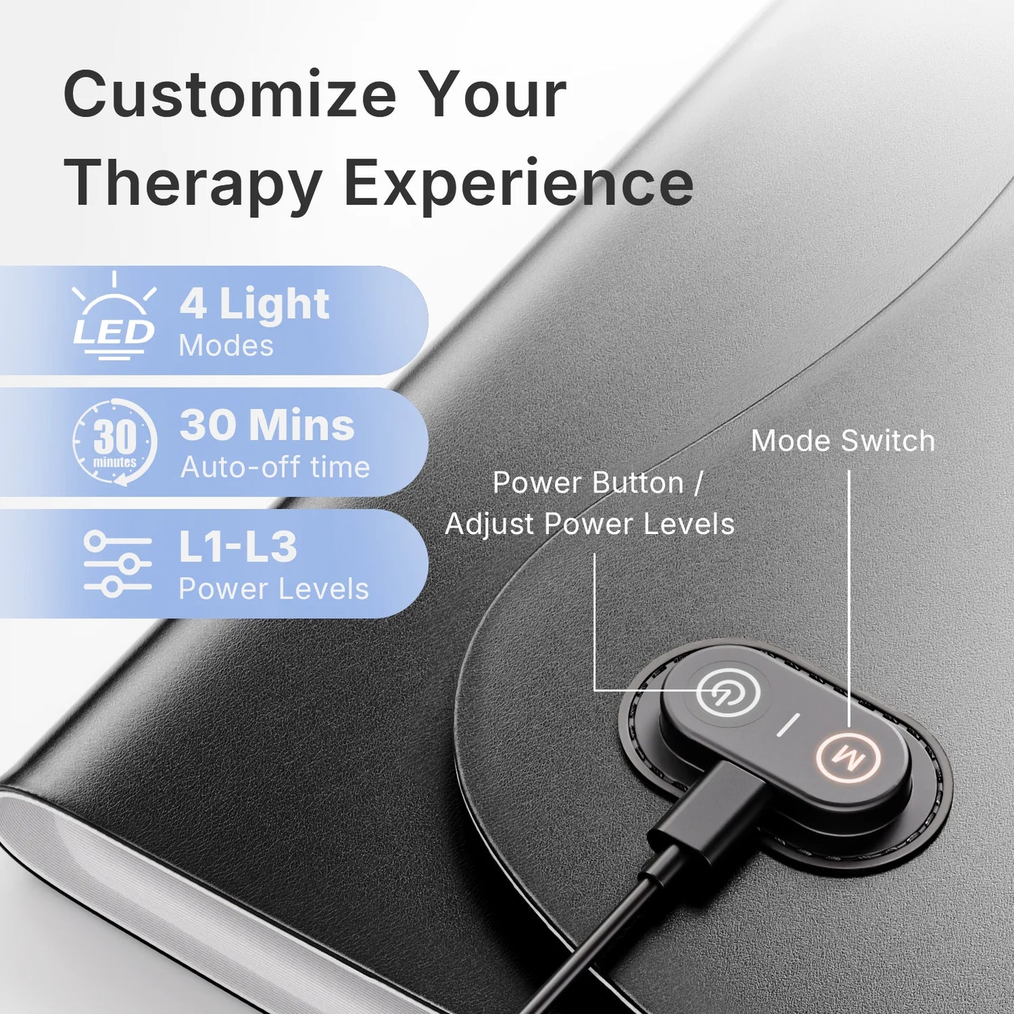 Hello Face L7 Red Light Pad For Seniors, Pets, Desk Warriors, Athletes – Relieve Pain, Inflammation & Fatigue