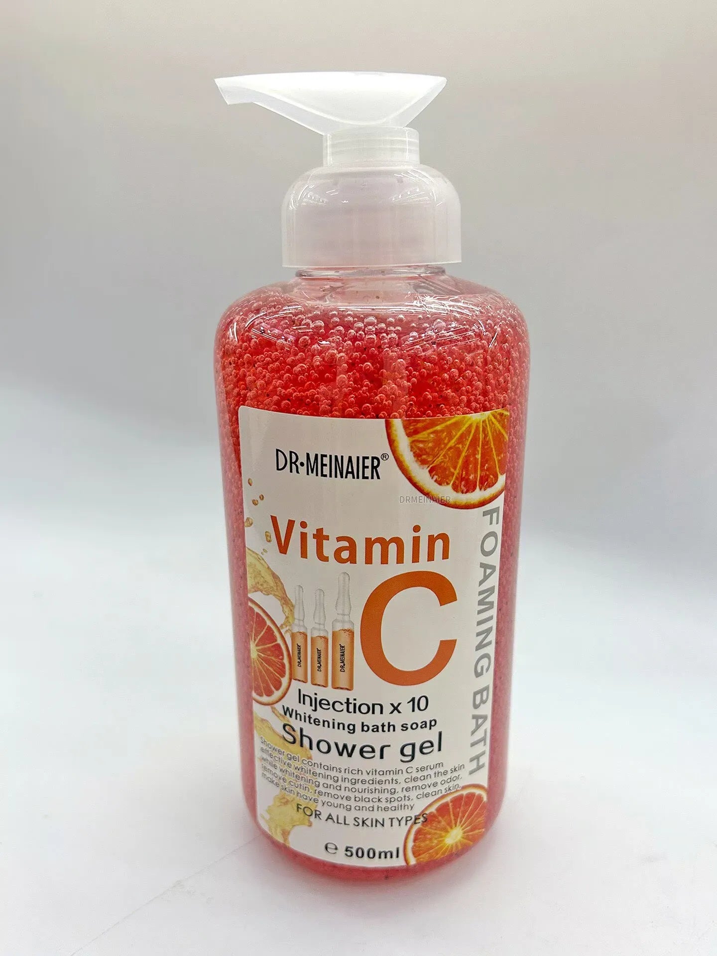 500ML Vitamin C AHA HYALURONIC& NICOTINAMIDE Face Serum Spots Eraser Corrector Whitening Moisturizing Lightening Body Cream