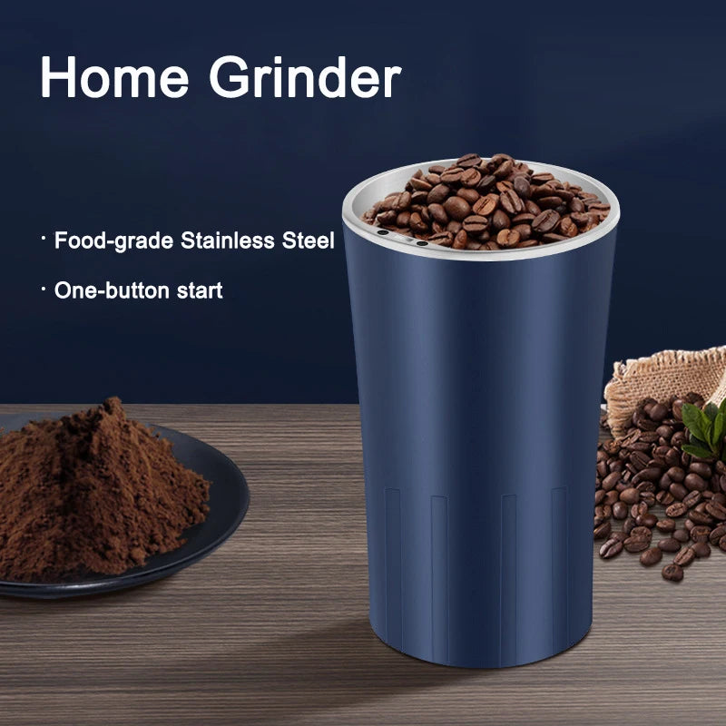 110V/220V Electric Coffee Grinder Mill Herbs Spices Nuts Cafe Bean Grinding Machine Powder Crusher Stainless Steel Burr Blade