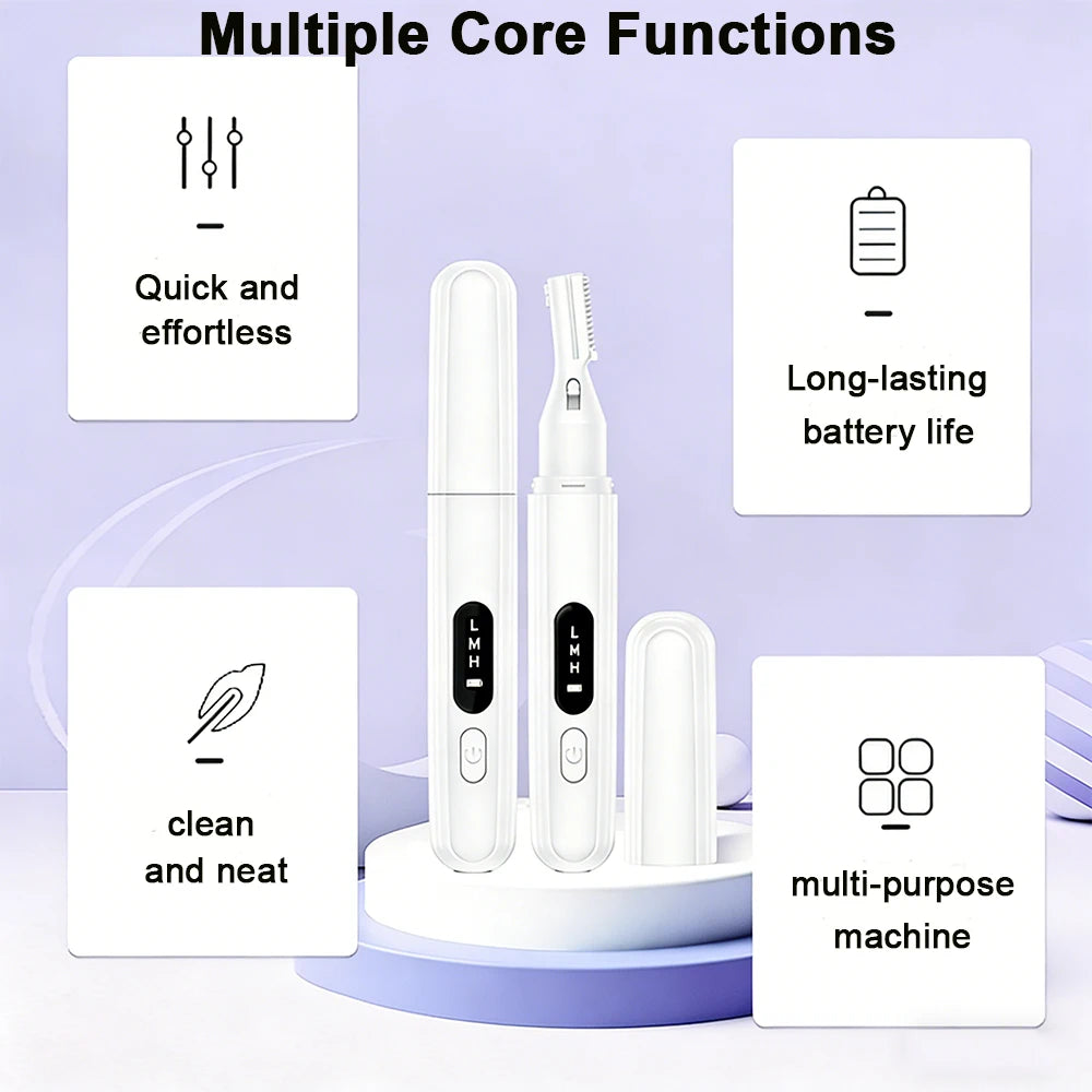 Electric Eyebrow Trimmer Electric Face Hair Remover Eyebrow Hair Trimmer Mini Portable Women Body Hair Shaver Remover