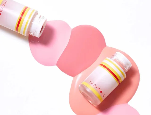 Judydoll Natural Flushed Liquid Blush - Brightening Glow Cheek Tint for Radiant Blurring Effect