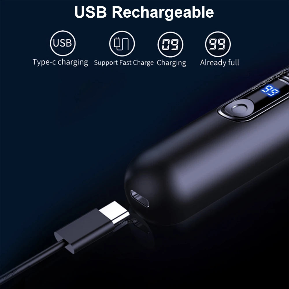 Portable Electric Nose Hair Trimmer Painless Clipper for Men And Women Waterproof Ear & Eyebrow Trimmer for Face Hair Grooming
