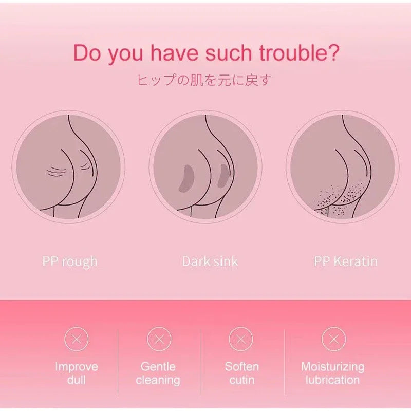 Peach Shaped Soap Intimate Skin Exfoliating Bar Moisturizing Feminine Care Smooth Tender Skin Daily Cleaning Care Products
