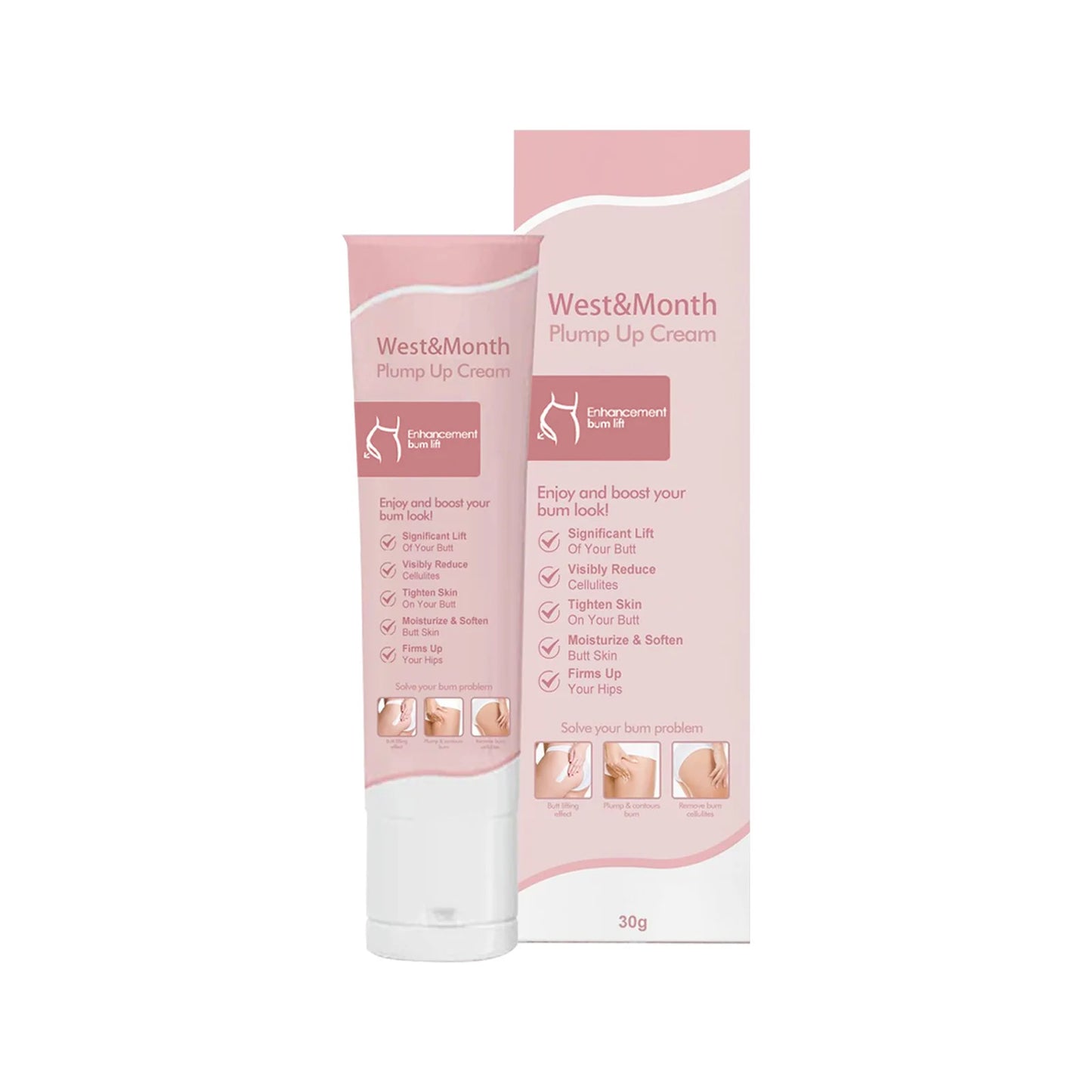 Butt Enhancement Cream Buttock Growth Enlargement Shaping Sexy Big Ass Prevent Fuller Sagging Nourishing Lift Hip Plump up Cream
