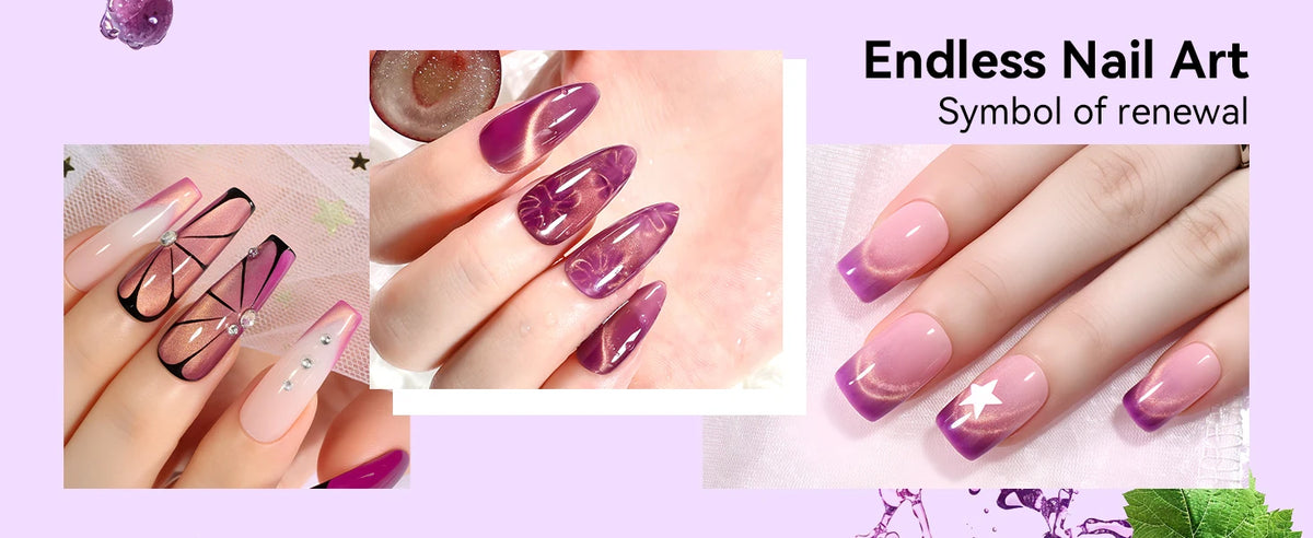 Makartt Cat Eye Gel Nail Polish, 10ml Glitter Holographic Nail Polish with Magnet, Reflective Translucent UV Gel Manicure