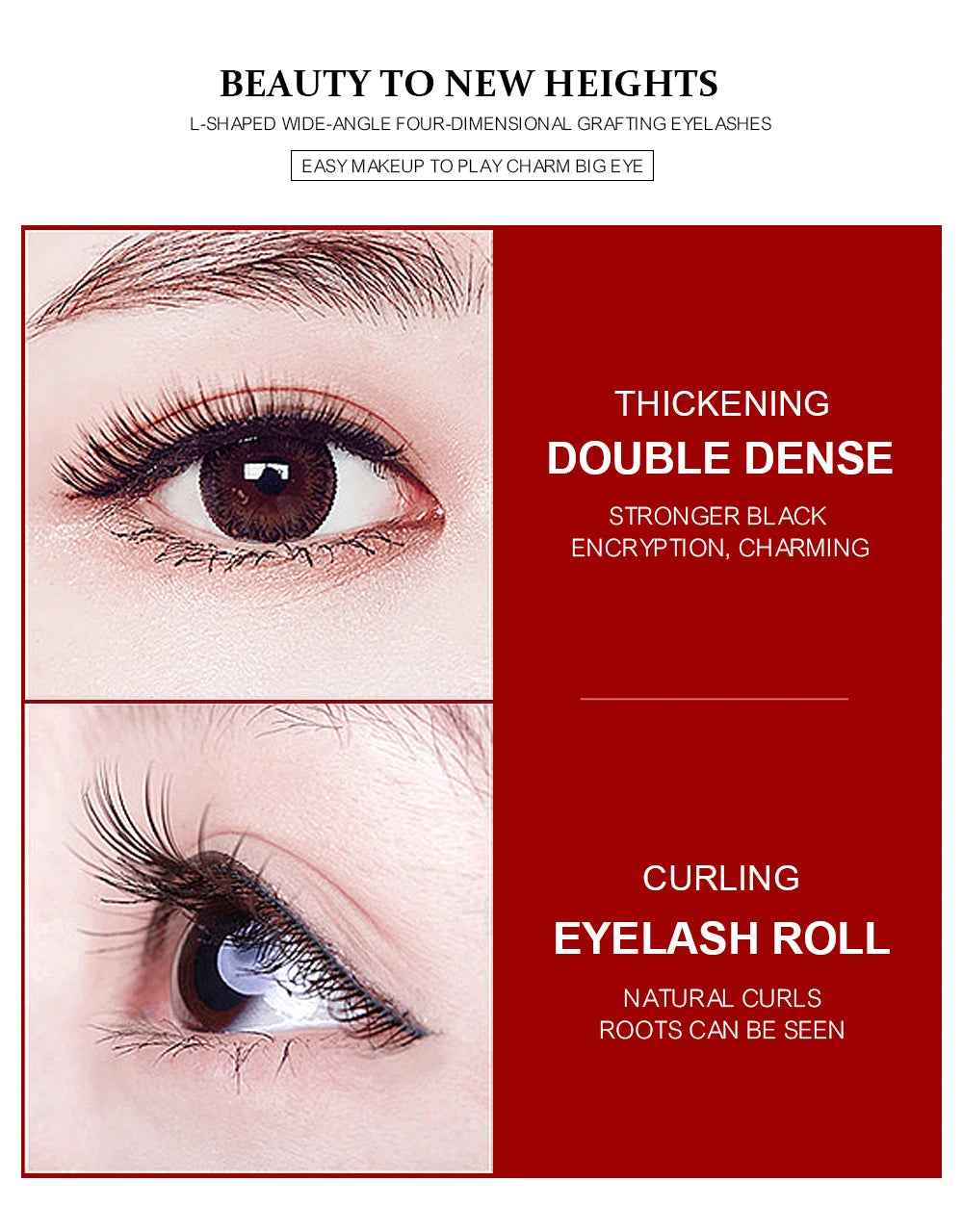 DeceMars L LC LD LU M Brown Color Eyelash Extension PBT Mink 8-15mm