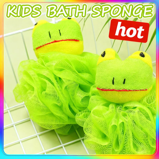 Bath Sponges Animal Kids Loofah Bath Pouf Mesh Animal Toy Bath Sponge Colorful Cartoon Body Scrubber Balls Shower Mesh for Kids