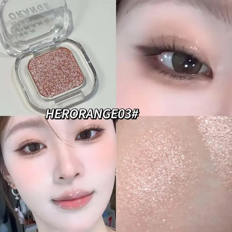 Red Brown Eyeshadow Palette Multifunctional Makeup Palette Silky Matte Coral Red Eyeliner Silkworm Lower Shadow Eyeliner Makeup