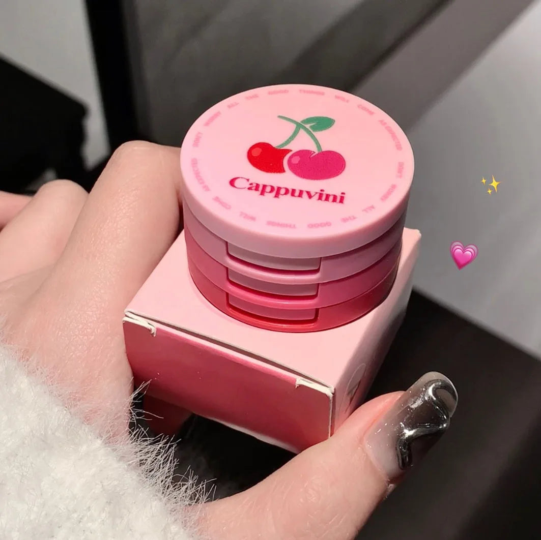 3 in 1 Cream Blush Cherry Watermelon Red Blushes Waterproof Lasting Matte Beauty Blush Cream Peach Face Blush Makeup Cosmetic