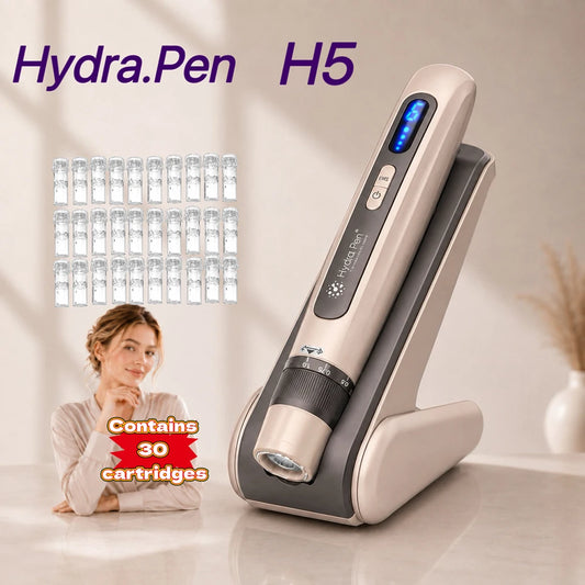 Hydra pen H5 EMS Microneedling Pen with 30PCS Cartridges Needle Length 0.25 mm