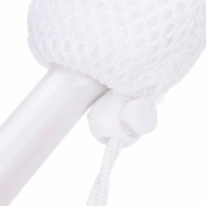 [TG813]1 Pcs Bath Soft Back Scrubber Brush Bath Shower Scrubbing Mesh Brush With Handle Exfoliating Scrub Massager Bath Supplies