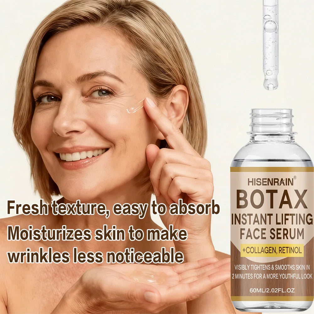 HISENRAIN Botax Facial Firming Serum - Anti-Aging Wrinkle Reduction & Skin Tightening Treatment for all people.