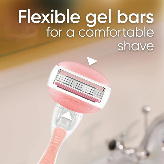 Gillette Venus ComfortGlide Womens Razor White Tea Scented Gel Bar Protects Against Skin Irritation 3 layers Shaving Body Hair