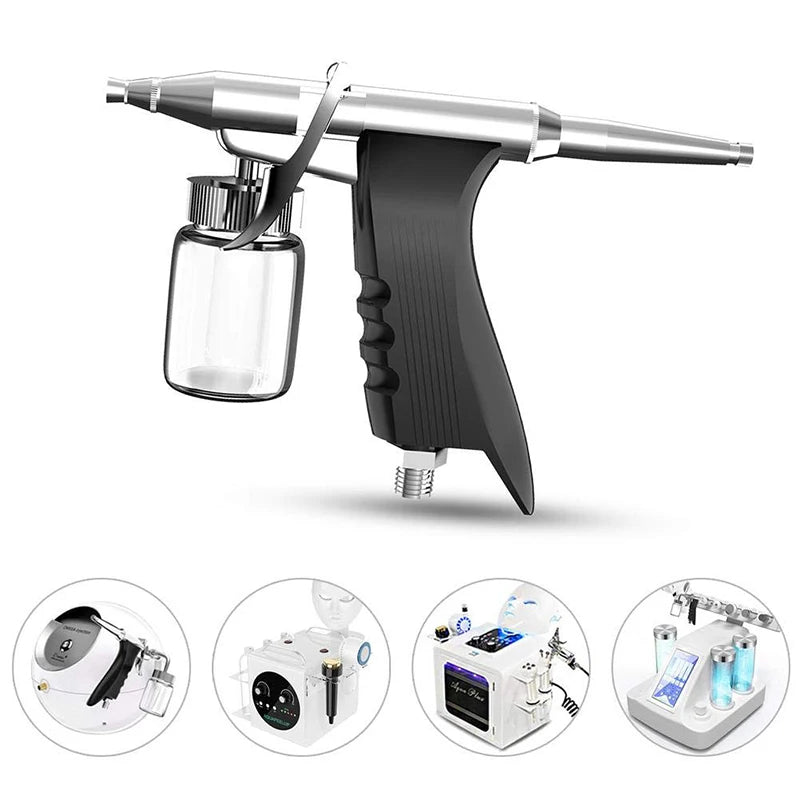Professional Water Oxygen Machine Jet Spray Gun Kit Skin Care Facial Moisturizing Cleaning Pores Whitening Sauna Spa Beauty Home