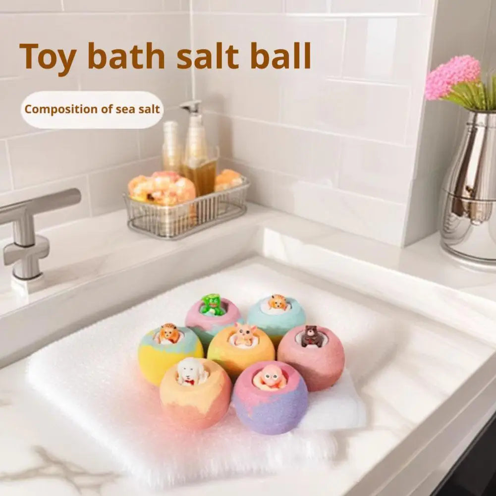 2026 Essential Oil Bath Salts Ball Bathtub Bath Ball Exfoliating Moisturizing Cleaning Body Bubble Balls Shower Accessories