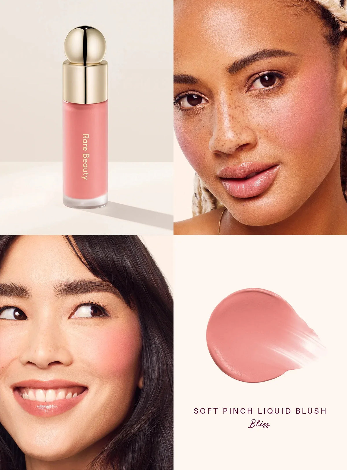 Rare Beauty Soft Pinch Liquid Blush Silky and Glide on Smooth Long Lasting Plump Pinch-perfect Flush Seamless Matte Dewy Makeup