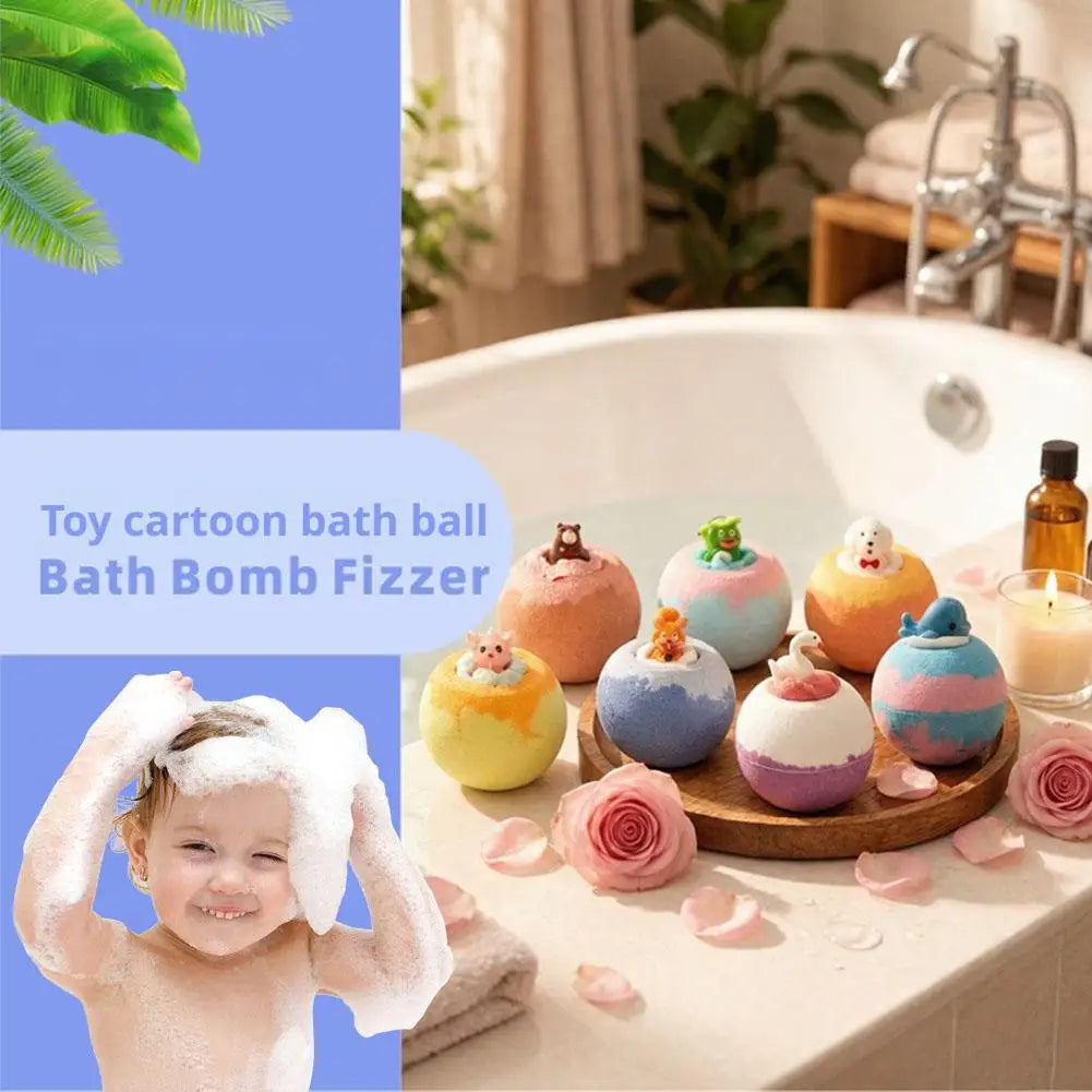 2026 Essential Oil Bath Salts Ball Bathtub Bath Ball Exfoliating Moisturizing Cleaning Body Bubble Balls Shower Accessories