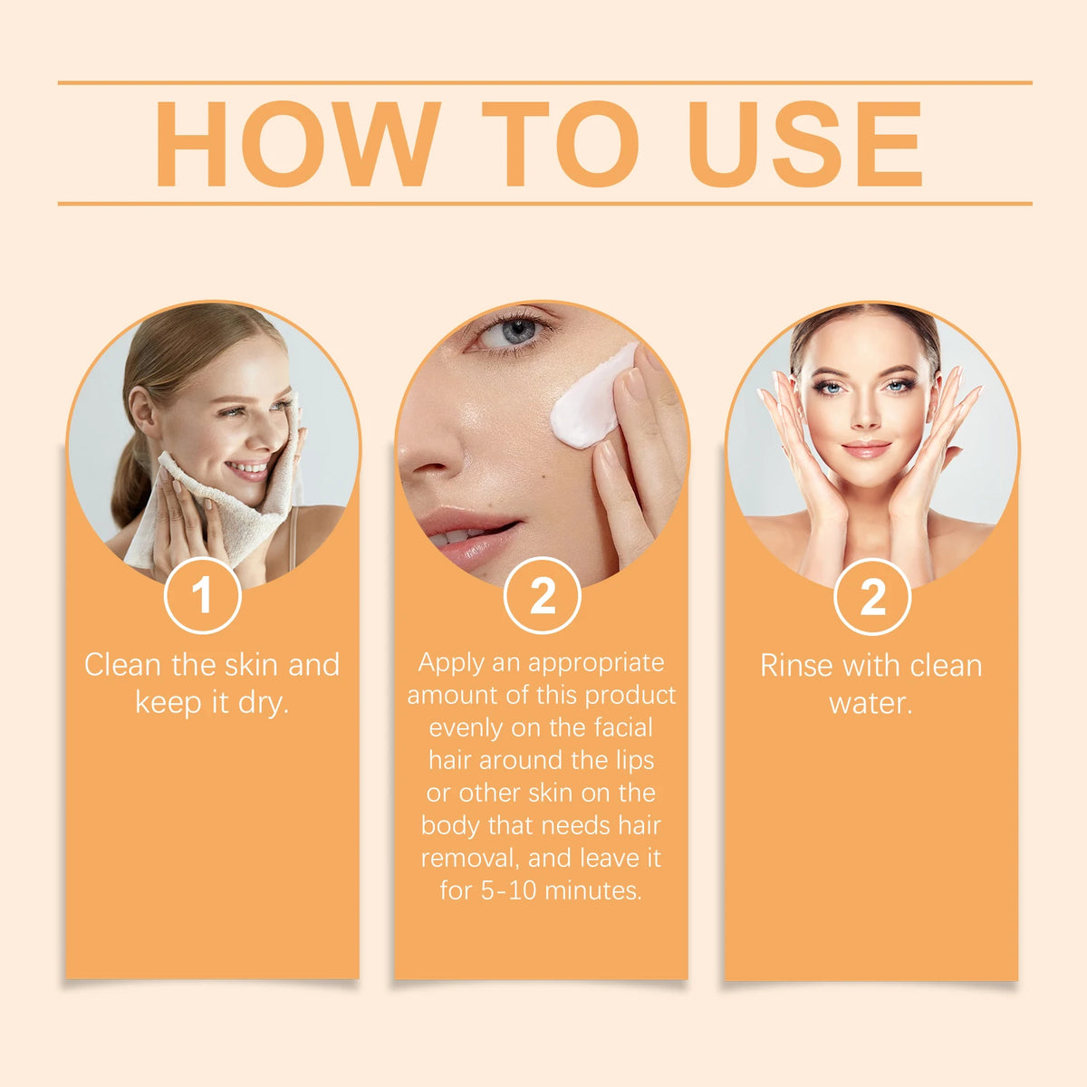 Centella Asiatica Hair Removal Cream Gentle Vaseline Painless Health Hair Remover Growth Inhibitor For Body Lip Armpits Leg Care