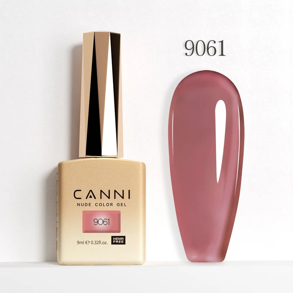 9ml CANNI Nail Gel Polish HEMA FREE Diamond Sparkle Sequin Gorgeous Color Venalisa Semi Permanent Soak Off UV LED Glitter Nails