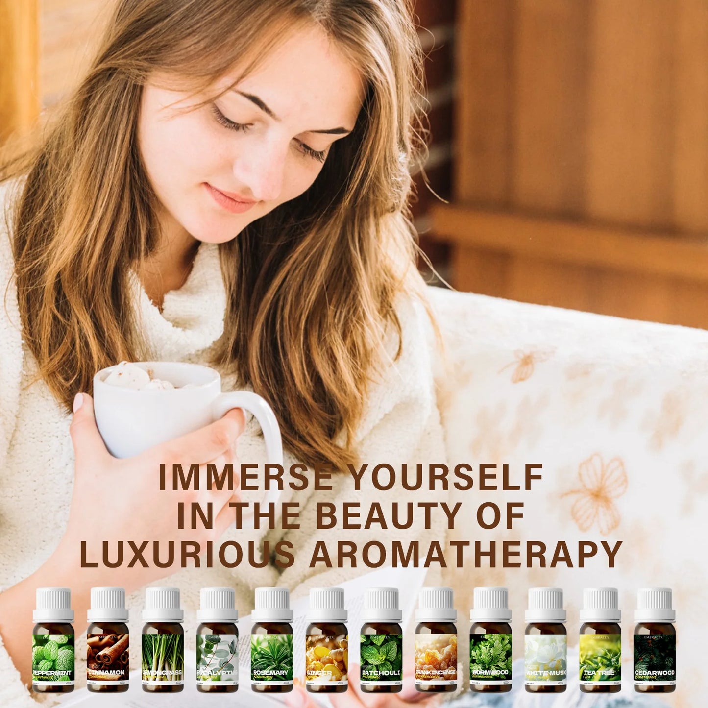 10ml Tea Tree Oil Aromatherapy Essential Oil Making Bath Products for Scalp, Skincare Body Massage Oil Gifts