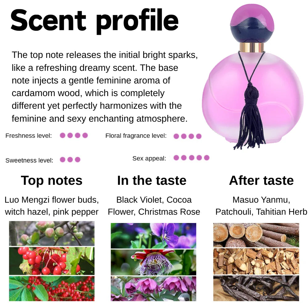 50ml Long-lasting Fresh Citrus Scent Premium Women's Perfume Long-lasting Fragrance Light Orange Notes For Women Long-lasting