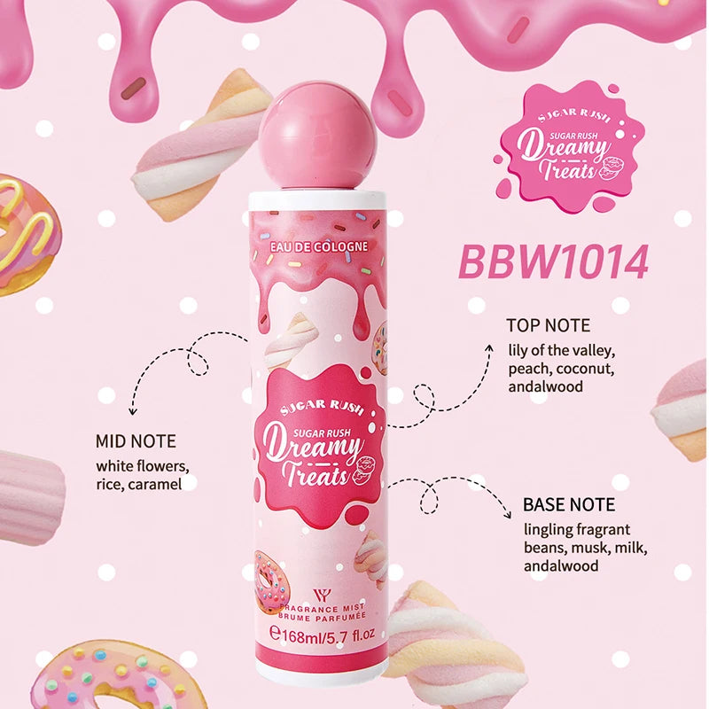 Delicious Sweet Perfume For Men & Women, Berry Chocolate Cream Scent, Irresistible Dessert-like Fragrance 168ml