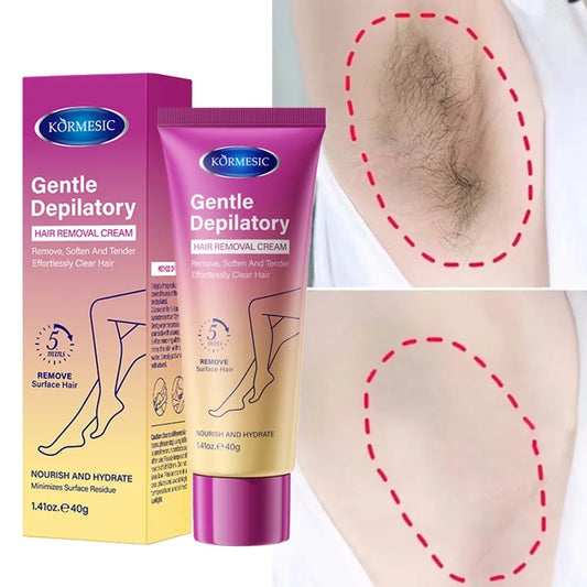 Permanent Hair Removal Cream Hair Growth Inhibitor Face Arm Armpit Leg Intimate Areas Painless Depilatory For Men Women Care