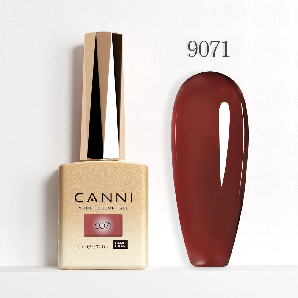 9ml CANNI Nail Gel Polish HEMA FREE Diamond Sparkle Sequin Gorgeous Color Venalisa Semi Permanent Soak Off UV LED Glitter Nails