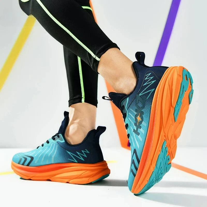 Men's Classic Cushion Running Shoes Hiking Walking Shoes for Women Gym Workout Lightweight Breathable Mesh