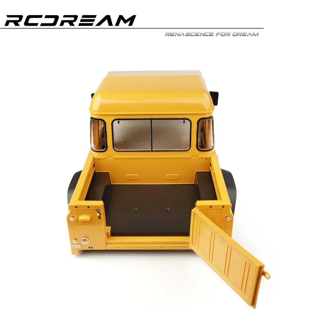 RCDream RD110 Pickup 313mm Hard Body Car shell DIY Version For 1/10 Axial SCX10 III SCX10 II 313mm Scale Crawler DIY Upgrade