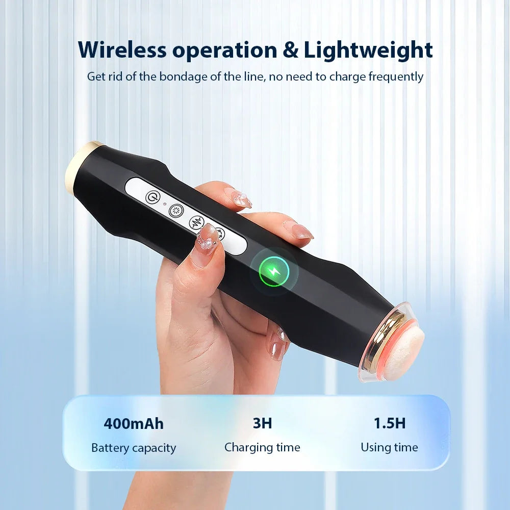 2025 New Design  Portable CO2 Oxygen Bubble Pen Rechargeable Exfoliate Device Handheld Facial Clean Machine SPA Beauty Capsules