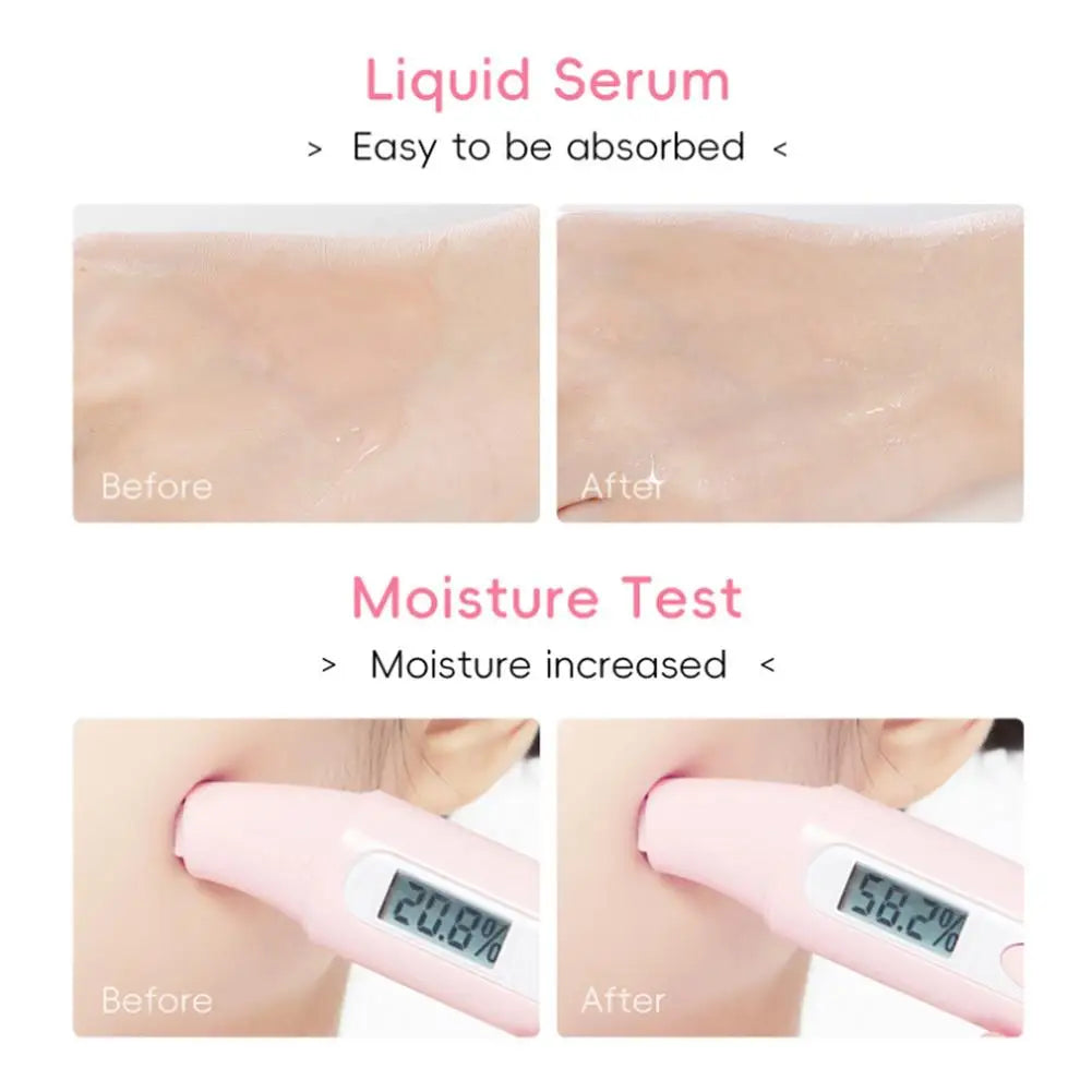 LAIKOU Sakura Face Fluid Essence Moisturizing Skin Shining Cherry Blossom Hyaluronic Acid Serum Beauty Facial Skin Care Products