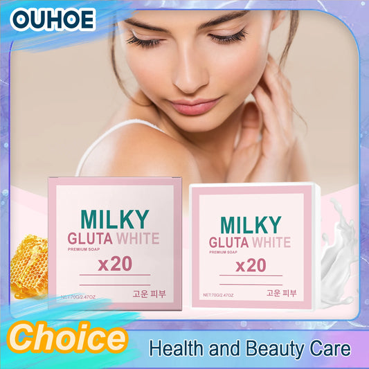 Milk Moisturizing Soap Cleansing Nourish Rich Foam Reduce Dark Spot Oil Control Bleaching Brightening Body Bathing Handmade Soap