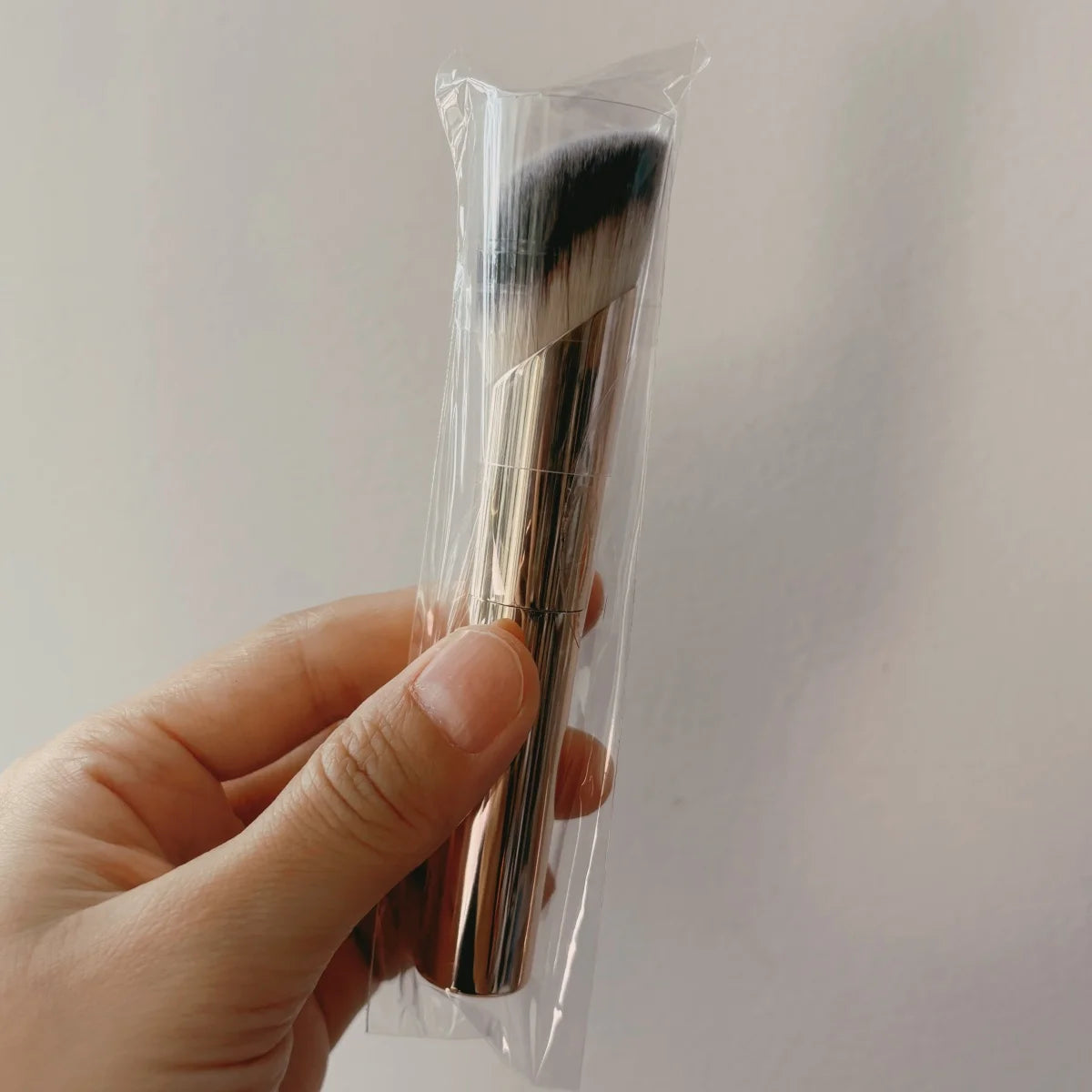 Face and Eye Travel Brush Set Gold High Quality Synthetic Hair Makeup Brushes Set with Pouch Box